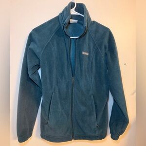 Columbia Teal Full-Zip Fleece Jacket